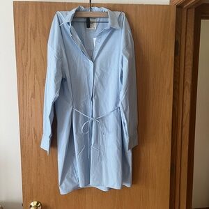 Light Blue Shirt Dress